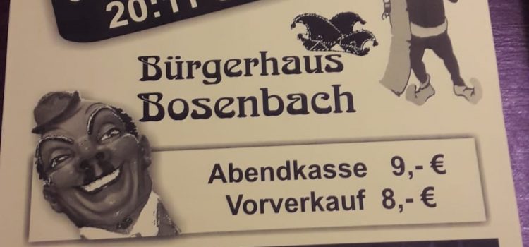 Sa 08.02.2020 – Prunksitzung Bosenbach